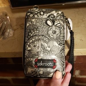 SAKroots wallet/wristlet